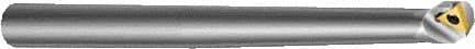 Sandvik Coromant - 11mm Min Bore Diam, 5" OAL, 16mm Shank Diam, R429U-E..TC Indexable Boring Bar - Screw-On Holding Method - Benchmark Tooling