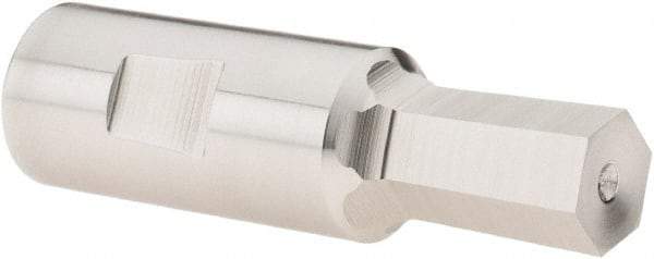 Hassay-Savage - 5/16" Hexagon Rotary Broach - 1/2" Depth of Cut, 1/2" Shank - Benchmark Tooling