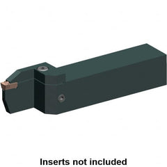 Kennametal - Left Hand Cut, 44mm Max Workpc Diam, EG0300M03P02 Insert, Indexable Cutoff Toolholder - 22mm Max Depth of Cut, 20mm Shank Width, 20mm Shank Height, 125mm OAL - Benchmark Tooling