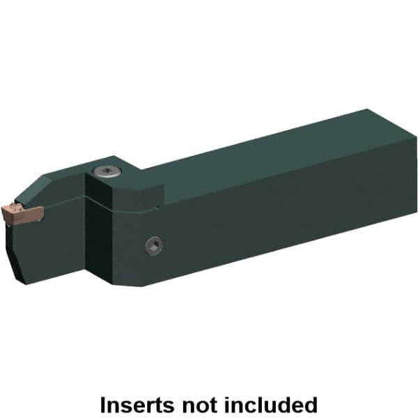 Kennametal - Left Hand Cut, 32mm Max Workpc Diam, EG0200M02P02 Insert, Indexable Cutoff Toolholder - 16mm Max Depth of Cut, 1" Shank Width, 1" Shank Height, 6" OAL - Benchmark Tooling