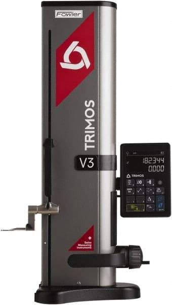 Fowler - 16" Electronic Height Gage - 0.00005" Resolution, Accurate to 0.00032", Digital Display, USB, RS-232 Data Output - Benchmark Tooling