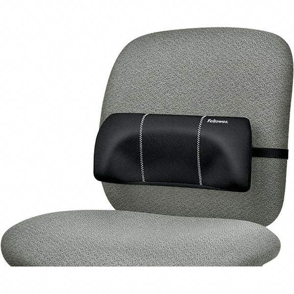 FELLOWES - Black Back Support - For Office Chairs, Car Seat & Home Use - Benchmark Tooling