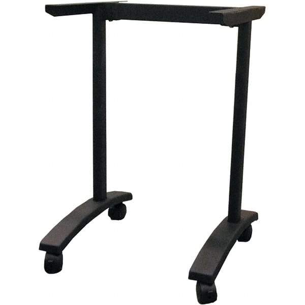 ALERA - 19-3/4" Long x 24-1/2" Wide x 28.38" High Stationary Training Table - Black, Steel - Benchmark Tooling