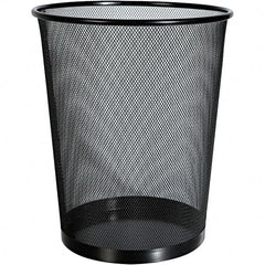 Universal One - Black Wastebasket - Use with Office Supplies - Benchmark Tooling