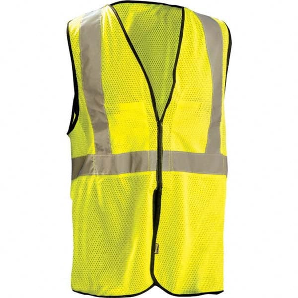 OccuNomix - Size 2X/3XL Hi-Vis Yellow Mesh Breakaway High Visibility Vest - Benchmark Tooling