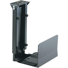 Safco - Black Underdesk CPU Holder - Use with Desk - Benchmark Tooling