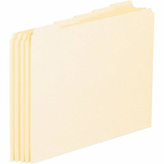 Pendaflex - 8-1/2 x 11" 100 Tabs, Unpunched, Blank Top Tab File Guides - Manila - Benchmark Tooling