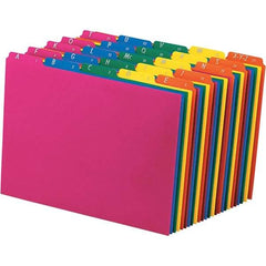 Pendaflex - 8-1/2 x 11" 25 Tabs, Unpunched, Preprinted Divider - Assorted Color Tabs, Assorted Folder - Benchmark Tooling