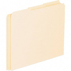 Pendaflex - 8-1/2 x 11" 100 Tabs, Unpunched, Blank Top Tab File Guides - Manila - Benchmark Tooling