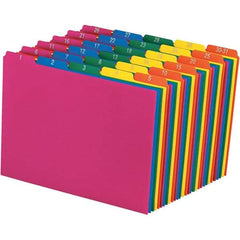 Pendaflex - 8-1/2 x 11" 31 Tabs, Unpunched, Preprinted Divider - Assorted Color Tabs, Assorted Folder - Benchmark Tooling