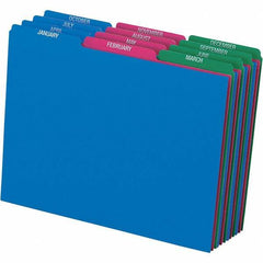 Pendaflex - 8-1/2 x 11" 12 Tabs, Unpunched, Preprinted Divider - Assorted Color Tabs, Assorted Folder - Benchmark Tooling