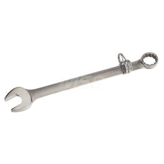 Adjustable Wrench: 15″ OAL Steel, Chrome Finish