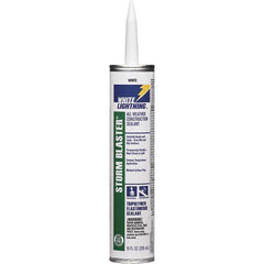 White Lightning - 10 oz Tube White Tetrachloroethylene Caulk - -40 to 180°F Operating Temp, 120 min Tack Free Dry Time, 96 hr Full Cure Time - Benchmark Tooling