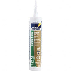 White Lightning - 10 oz Tube White Silicone Sealant - -80 to 450°F Operating Temp, 30 min Tack Free Dry Time, 24 to 48 hr Full Cure Time - Benchmark Tooling