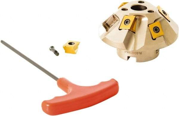 Ridgid - 4-1/2" Bevel Router Head - Contains Cutter Head, 6 Inserts, Anti-Seize Grease, 8 Screws, Use with Ridgid B-500 Pipe Beveller - Benchmark Tooling