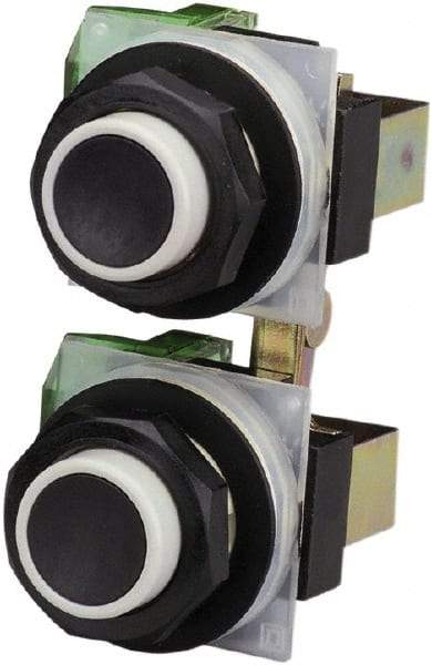 Schneider Electric - 30mm Mount Hole, Extended Straight, Pushbutton Switch - Maintained (MA) - Benchmark Tooling