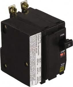 Square D - 50 Amp, 240 VAC, 2 Pole, Bolt On Miniature Circuit Breaker - 8-2 AWG - Benchmark Tooling