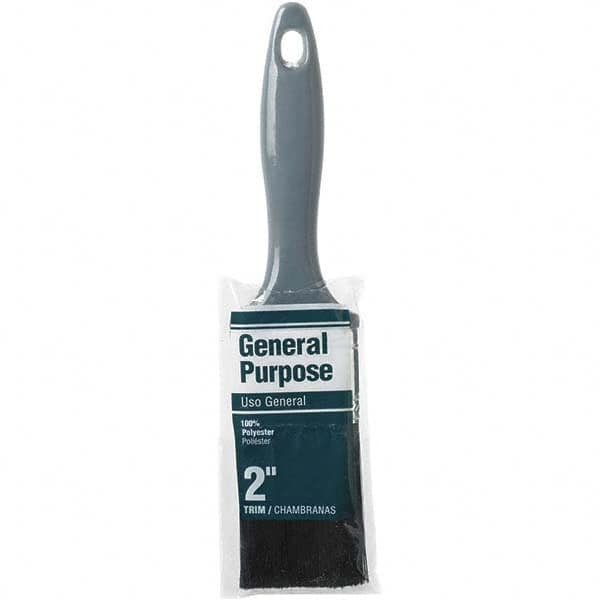 Rubberset - 2" Flat Synthetic Trim Brush - Plastic Beavertail Handle - Benchmark Tooling