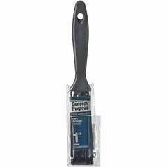 Rubberset - 1" Flat Synthetic Trim Brush - Plastic Beavertail Handle - Benchmark Tooling
