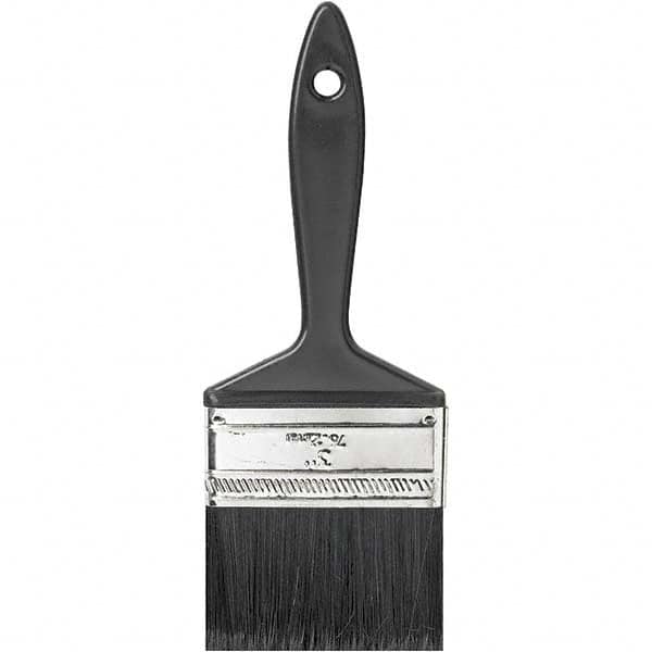 Rubberset - 3" Flat Synthetic Trim Brush - Plastic Thin Beavertail Handle - Benchmark Tooling