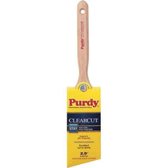 Purdy - 2-1/2" Angled Nylon/Polyester Trim Brush - Wood Fluted Handle - Benchmark Tooling