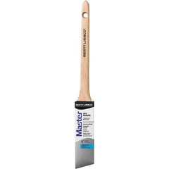 Bestt-Liebco - 1" Angled Nylon/Polyester Sash Brush - Wood Rattail Handle - Benchmark Tooling