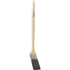 Bestt-Liebco - 16" Angled Hog Bent Radiator Brush - Wood Bent Radiator Handle - Benchmark Tooling