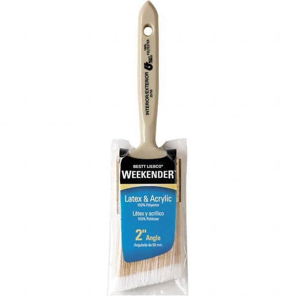 Bestt-Liebco - 2" Angled Synthetic Sash Brush - Wood Short Handle - Benchmark Tooling