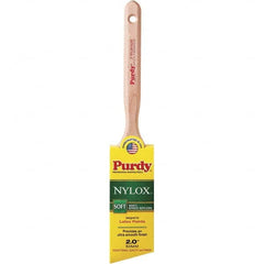 Purdy - 2" Angled Synthetic Trim Brush - 2-11/16" Bristle Length, 2-11/16" Wood Fluted Handle - Benchmark Tooling