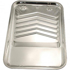 Bestt-Liebco - 9" Roller Compatible Mini Paint Roller Tray - 2 Qt Capacity, 9" Wide, Metal - Benchmark Tooling