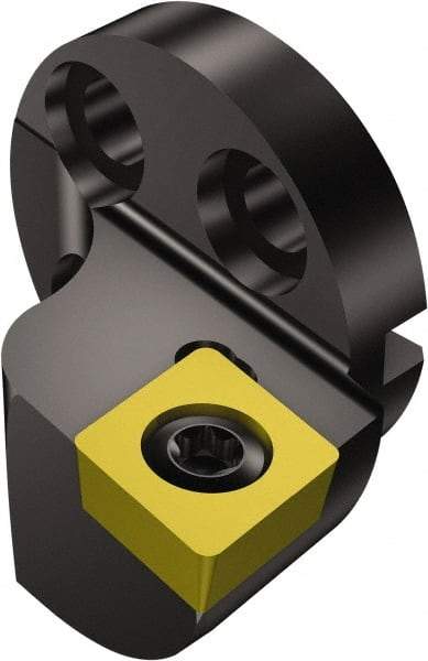 Sandvik Coromant - Right Hand Cut, Size 32, CCMT 09T308 Insert Compatiblity, Internal Modular Turning & Profiling Cutting Unit Head - 22mm Ctr to Cutting Edge, 32mm Head Length, Through Coolant, Series CoroTurn 107 - Benchmark Tooling