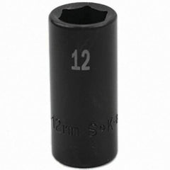 SK - Impact Socket - 3/8"DR 6PT 12MM SEMI-DEEP IMPACT SOCKET - Benchmark Tooling