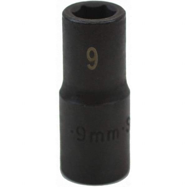 SK - Impact Socket - 3/8"DR 6PT 9MM SEMI-DEEP IMPACT SOCKET - Benchmark Tooling
