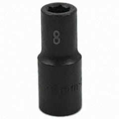 SK - Impact Socket - 3/8"DR 6PT 8MM SEMI-DEEP IMPACT SOCKET - Benchmark Tooling