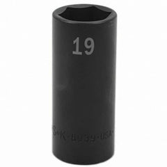 SK - Impact Socket - 3/8"DR 19MM DEEP IMPACT SOCKET - Benchmark Tooling