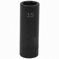 SK - Impact Socket - 3/8"DR 15MM DEEP IMPACT SOCKET - Benchmark Tooling