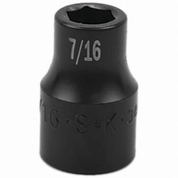 SK - Impact Socket - 1/2"DR 7/16" IMPACT SOCKET - Benchmark Tooling