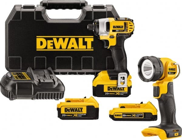 DeWALT - 20 Volt Cordless Tool Combination Kit - Benchmark Tooling