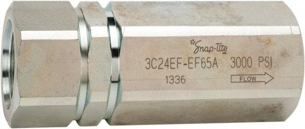 Parker - 90 GPM 1-1/4-11-1/2 Inlet Steel Hydraulic Control Valve - 3,000 psi, 2" Wide x 5.76" Long - Benchmark Tooling