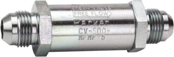 Parker - 6 GPM 7/16-20 Inlet Steel Hydraulic Control Valve - 3,000 psi, 0.69" Wide x 1.53" Long - Benchmark Tooling