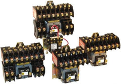 Square D - No Enclosure, 4 Pole, Electrically Held Lighting Contactor - 20 A (Tungsten), 30 A (Fluorescent), 110 VAC at 50 Hz, 120 VAC at 60 Hz, 4NC Contact Configuration - Benchmark Tooling