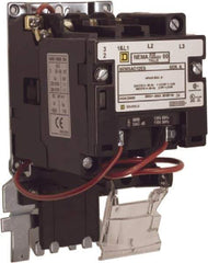 Square D - 110 Coil VAC at 50 Hz, 120 Coil VAC at 60 Hz, 9 Amp, Nonreversible Open Enclosure NEMA Motor Starter - 2 hp at 1 Phase - Benchmark Tooling