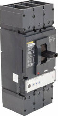 Square D - 600 Amp, 600 VAC, 3 Pole, Panel Mount Molded Case Circuit Breaker - Electronic Trip, Multiple Breaking Capacity Ratings, 2 AWG - Benchmark Tooling