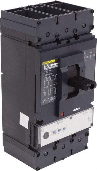 Square D - 400 Amp, 600 VAC, 3 Pole, Panel Mount Molded Case Circuit Breaker - Electronic Trip, 110mm Deep x 340mm High x 140mm Wide - Benchmark Tooling