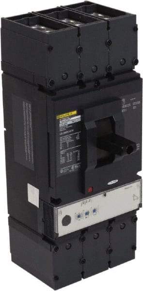 Square D - 400 Amp, 600 VAC, 3 Pole, Panel Mount Molded Case Circuit Breaker - Electronic Trip, Multiple Breaking Capacity Ratings, 2 AWG - Benchmark Tooling