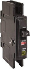 Square D - 30 Amp, 120/240 VAC, 1 Pole, DIN Rail Mounted, Flush Mount, Surface Mount Miniature Circuit Breaker - Thermal Magnetic Trip, 10 kA at 120/240 VAC Breaking Capacity, 14-2 (Aluminum), 14-2 (Copper) AWG, 74mm Deep x 103mm High x 19mm Wide - Benchmark Tooling