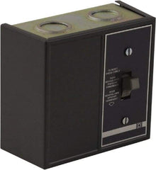 Square D - 1 Pole, 16 Amp, NEMA, Enclosed Toggle Manual Motor Starter - 1 hp at 115 VAC, 1 hp at 230 VAC, 1 hp at 277 VAC, CE, CSA, NEMA 1 & UL Listed - Benchmark Tooling