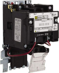 Square D - 110 Coil VAC at 50 Hz, 120 Coil VAC at 60 Hz, 18 Amp, Nonreversible Open Enclosure NEMA Motor Starter - 1 hp at 1 Phase - Benchmark Tooling