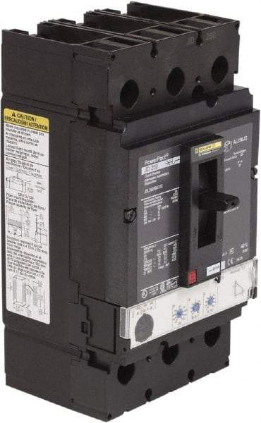 Square D - 250 Amp, 600 VAC, 3 Pole, Panel Mount Molded Case Circuit Breaker - Electronic Trip, Multiple Breaking Capacity Ratings, 3/0 AWG - Benchmark Tooling