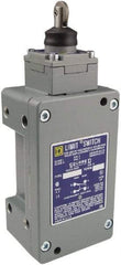 Square D - DPDT, 2NC/2NO, 600 Volt Screw Terminal, Roller Plunger Actuator, General Purpose Limit Switch - 1, 2, 4, 6, 12, 13, 6P NEMA Rating, IP67 IPR Rating - Benchmark Tooling